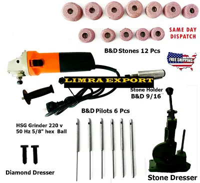 BLACK & DECKER STYLE VALVE SEAT GRINDING COMPLETE KIT Small Big Engines DIY SET • $328.90