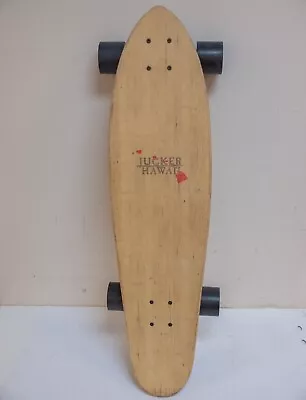 Jucker Hawaii Mini Makaha 33  Kicktail Maple/Bamboo Longboard Skateboard *Read* • $53.99