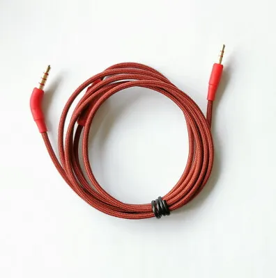 Red Audio Cable AUX Cord Mic For JBL Everest Elite 700 V700BT S300I Headphones • $16.49