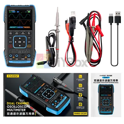 FNIRSI 2-CH Handheld Digital Oscilloscope Multimeter + Function Signal Generator • $84.97