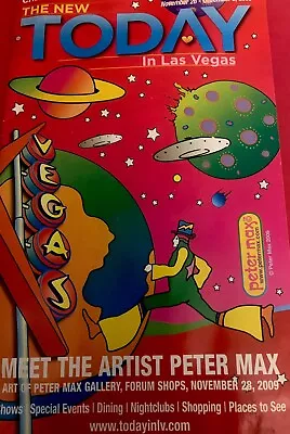 PETER MAX On “TODAY” MAGAZINE • $200