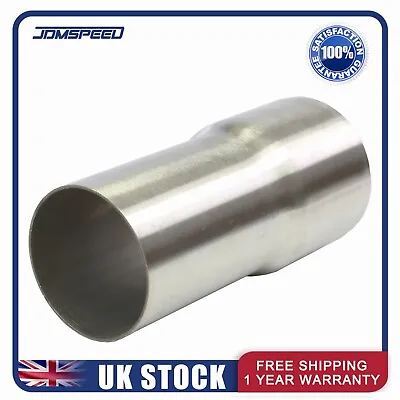 2.5'' To 2.25'' Inch Stainless Steel Flared Exhaust Reducer Connector Pipe Tube • £8.88