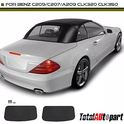 Black Convertible Soft Top For Mercedes-Benz CLK320 04-05 CLK350 06-09 CLK55 AMG • $309.99