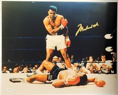 Muhammad Ali Autograph Signed 16x20 Photo Clay Vs. Liston ~ JSA Authentic LOA • $1999.99