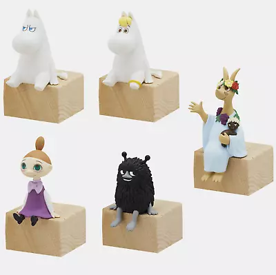 Moomin Figurines 5pcs Plastic Capsule Toy Prophet Mymble Complete Set Gacha • $30.35