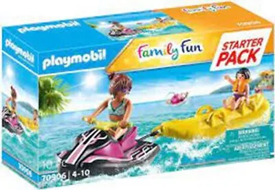 £8.50 • Buy Playmobil 70906 FamilyFun Jet Ski With Banana Boat Starter Set Bargain In Stock