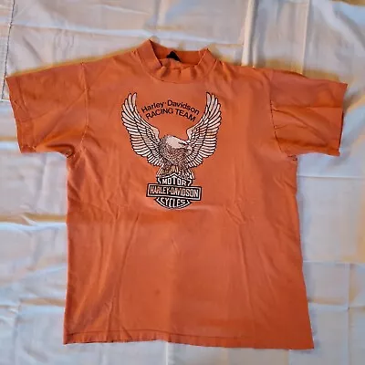 Vintage Harley Davidson Racing Team T Shirt • $69