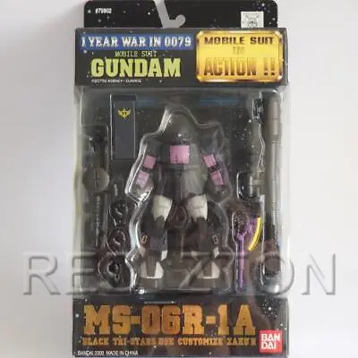 Bandai Gundam MSIA Figure Black Tri-Stars Use Customize Zaku II ( 1st Version ) • $44.99