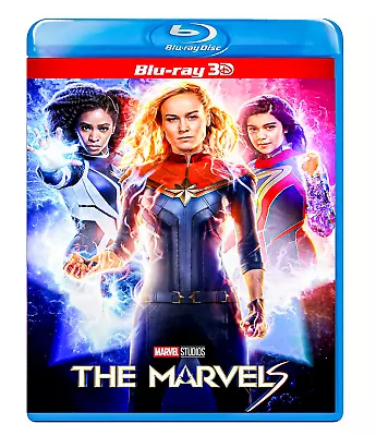 New The Marvels 3D Japan Blu-Ray 2023 (Disc+Artwork +No Case) Free Shipping • £14.47