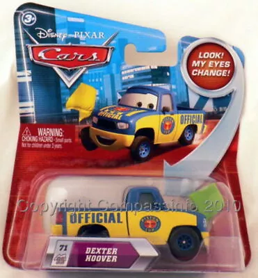 Disney Cars Piston Cup Nights Dexter Hoover Green Flag • $12.99