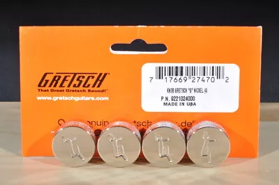 Gretsch  Knob ''G'' Nickel  4-Pack • $36.75