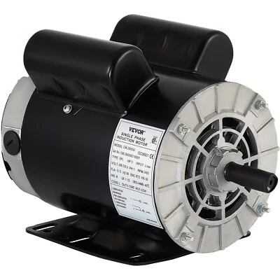 $159.99 • Buy 5 HP SPL 3450 RPM Air Compressor Electric Motor 208-230V 60Hz 56Frame 5/8  Shaft