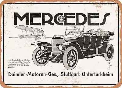 METAL SIGN - 1914 Mercedes Tourer Vintage Ad • $18.66