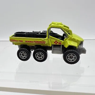 2013 Matchbox Yellow Green Trail Tracker Truck 1:64 Diecast Toy Car Mattel • $2.70