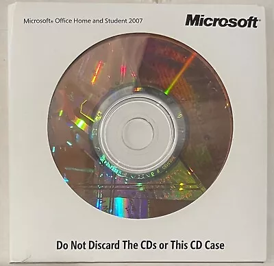 Microsoft Office Home And Student 2007 Disc Only With Product Key  • $10.95