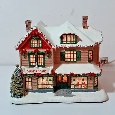 Hawthorne Village Norman Rockwell Christmas Village #79573 Santa's List Toys • $39.99
