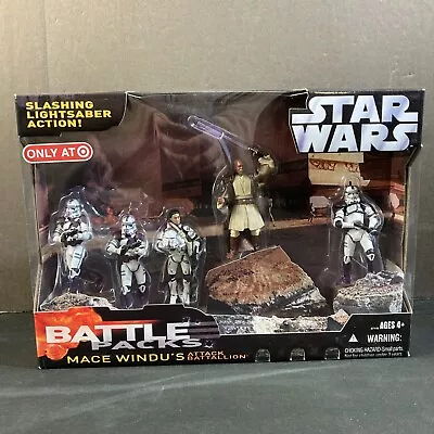 Mace Windu's Attack Battallion Battle Packs Star Wars Attack Clones Purple New • $89.95