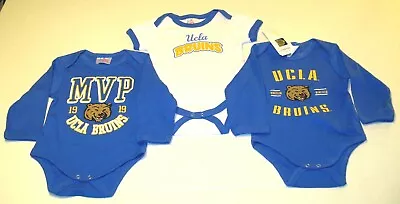 Three Different UCLA Bruins Infant Baby MVP Bodysuits NWT Boys 18 Months • $14.44