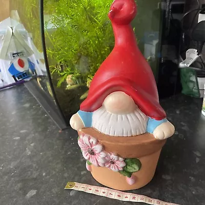 Latex Rubber Mould Nordic Gonk Gnome In Plant Pot Fairy Garden Casting • £13