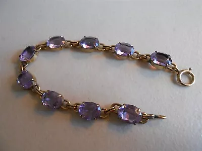 Lovely Vintage Amethyst Bracelet • $8.50