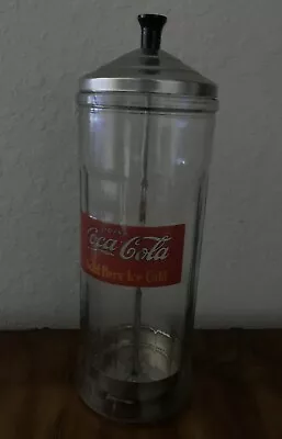 Vintage 1990's Coca-Cola Straw Dispenser • $15