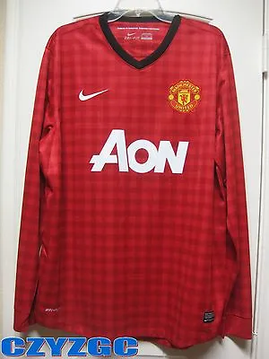 BNWT Manchester United 2012-2013 Long-Sleeves Home Shirt XL • $114.90