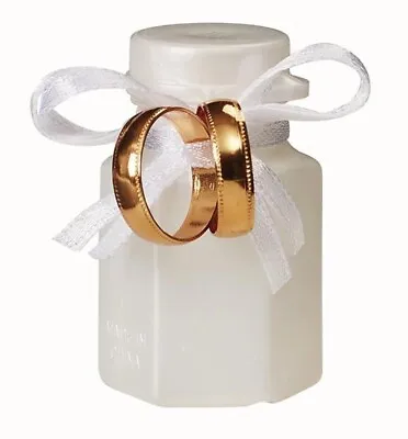$4.95 • Buy Tie-On Gold Ring Wedding Favor (Pack Of 24) DIY Bubble Decorations Reception