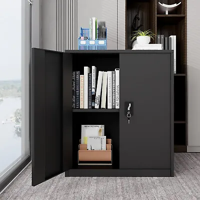 Office Storage Cabinet Steel Lockable File Cabinet Storage Cupboards Garage Home • $239