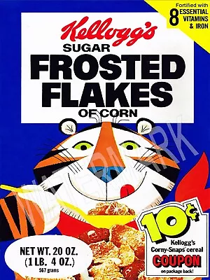 1977 Frosted Flakes Cereal Box High Quality Metal Magnet 3 X 4 Inches 9594 • $5.95