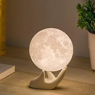 Mydethun Moon Lamp - Home Décor Mood Lighting With Brightness Control LED Nigh • $24.99