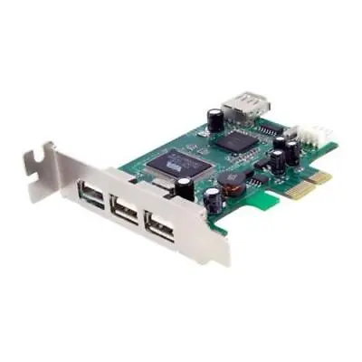 £43.99 • Buy PEXUSB4DP Startech 4 Port PCI Express Low Profile High Speed USB Adaptor Card