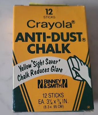 Vintage Crayola Anti-Dust Chalk Binney & Smith • $12.99