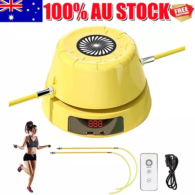 Electric Rope Skipping Machine Remote Control Fitness Automatic Jump Ropes • $17.89