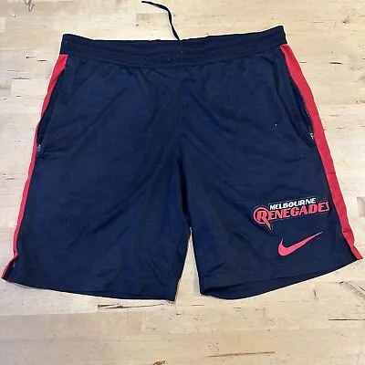 Melbourne Renegades BBL Player Issue Shorts Size Large Nike VGC • $44.99