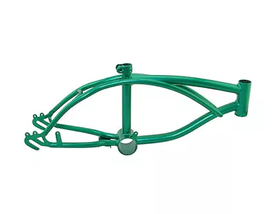 Vintage Lowrider 12  Steel Bicycle Frame Metallic/green • $77.79