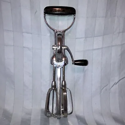 Vintage Oekcoo Manual Hand Held Mixer Beater Stainless Steel USA • $12