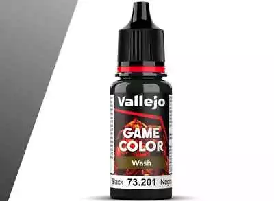 Vallejo 17ml 73201 Black Wash • £2.48