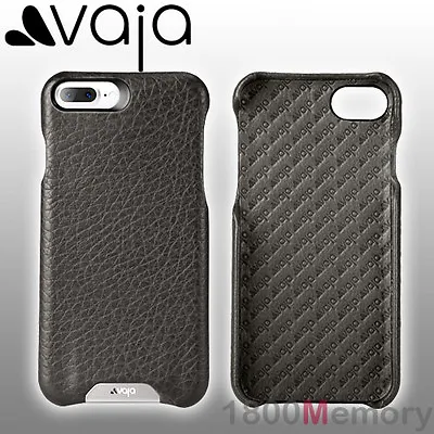 GENUINE Vaja Grip Floater Premium Leather Case Black Apple IPhone 8 7 Plus 5.5  • $64.59