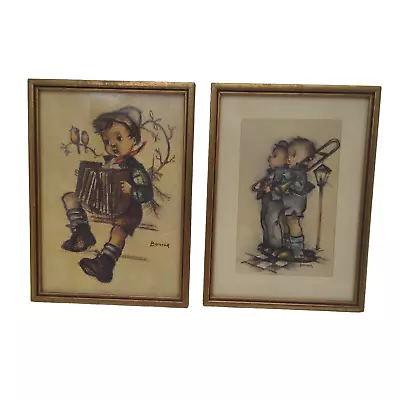 Vintage German Children Framed Bonnie Prints • $35