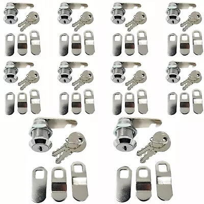 $39.99 • Buy 10x Admiral RV Compartment Door Cam Lock 7/8 Inch Camper Storage Door NOT CH751