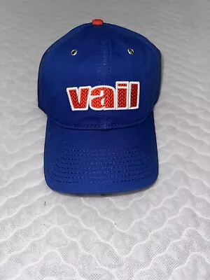 Vail Colorado Ski Resort Baseball Hat Cap Blue Embroidered  The Game • $12.50