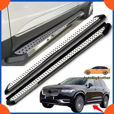 Fits For Volvo XC90 2015-2023 Fixed Running Board Side Steps Pedals Nerf Bar • $339