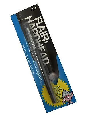 Vintage Flair HardHead Pen Gillette Paper Mate Blue Made In USA Sealed Card • $24.99