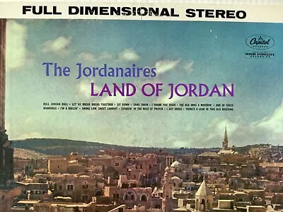 The Jordanaires LAND OF JORDAN 1960 M- LP Classic Gospel Elvis Presley+bonus CD • $28.88