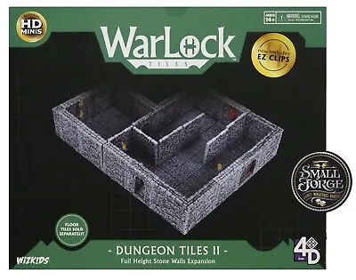 $130 • Buy WarLock Tiles WZK16514. Dungeon Tiles II Full Height Stone Exp.FREE POSTAGE. NEW