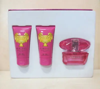 Versace Bright Crystal Absolu Eau De Parfum Shower Gel & Body Lotion Set • $60