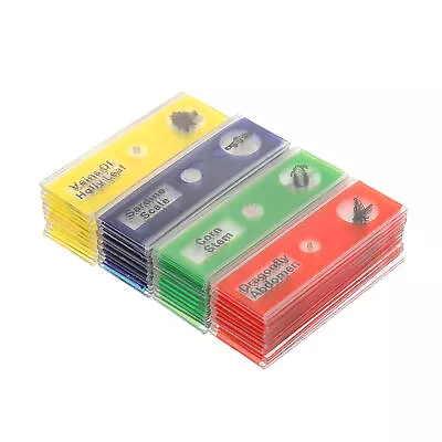 48pcs Prepared Microscope Slides Animals Insects Plants Sample Specimens O1F5 • $14.87