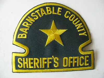 Barnstable County Ma Mass Cape Cod Obsolete Defunct Police Patch Free Shipping  • $9.99