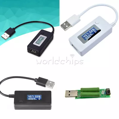 DC 4-30V/3-7V LCD USB Current And Voltage Charging Tester USB Extension Cable • $1.48