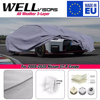 WELLvisors UV Proof Car Cover 3-6898520CE For 2009-2024 Nissan GT-R Coupe • $98.99